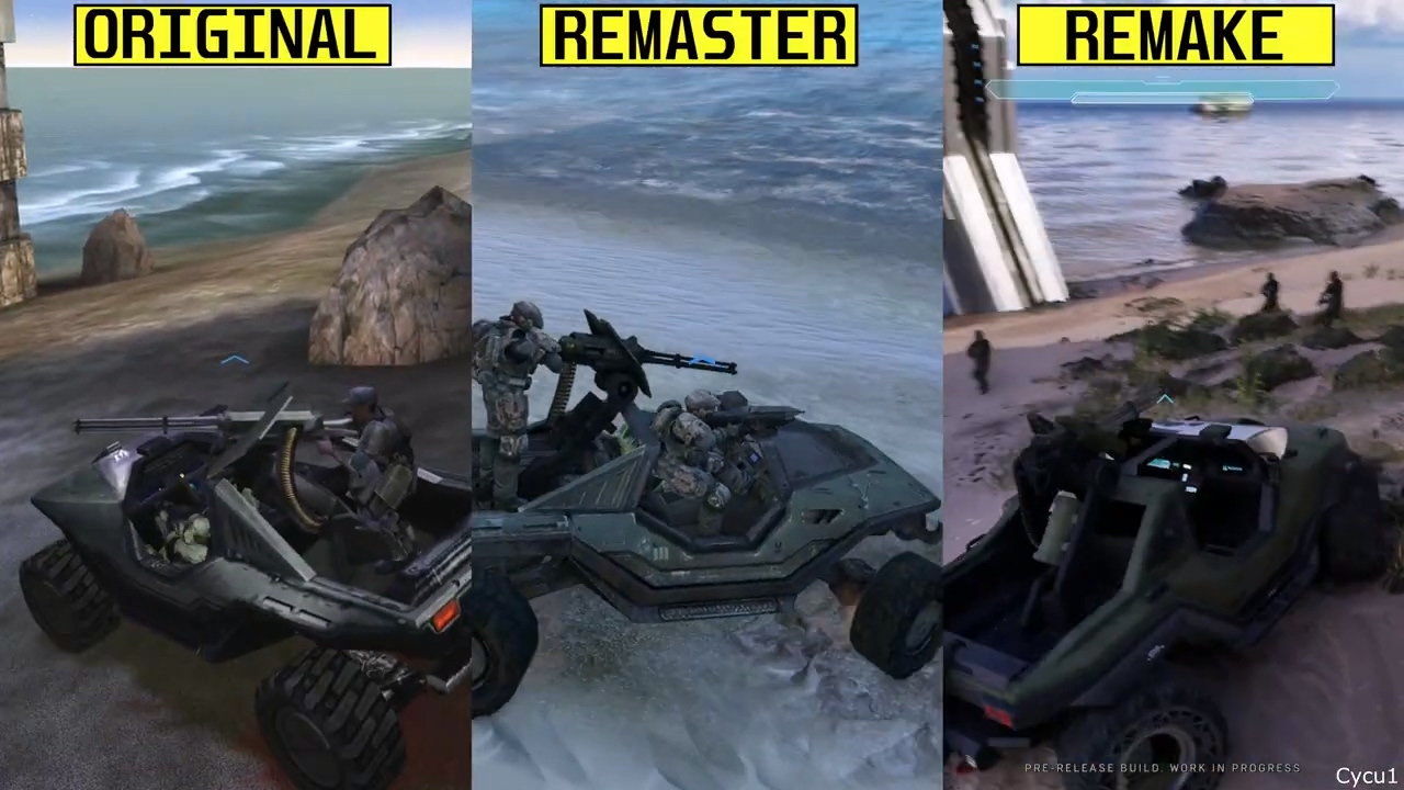 开山之作焕新:《光环:战斗进化》重制版对比视频曝光,虚幻引擎 5 加持_wishdown.com 开山之作焕新:《光环:战斗进化》重制版对比视频曝光,虚幻引擎 5 加持_wishdown.com