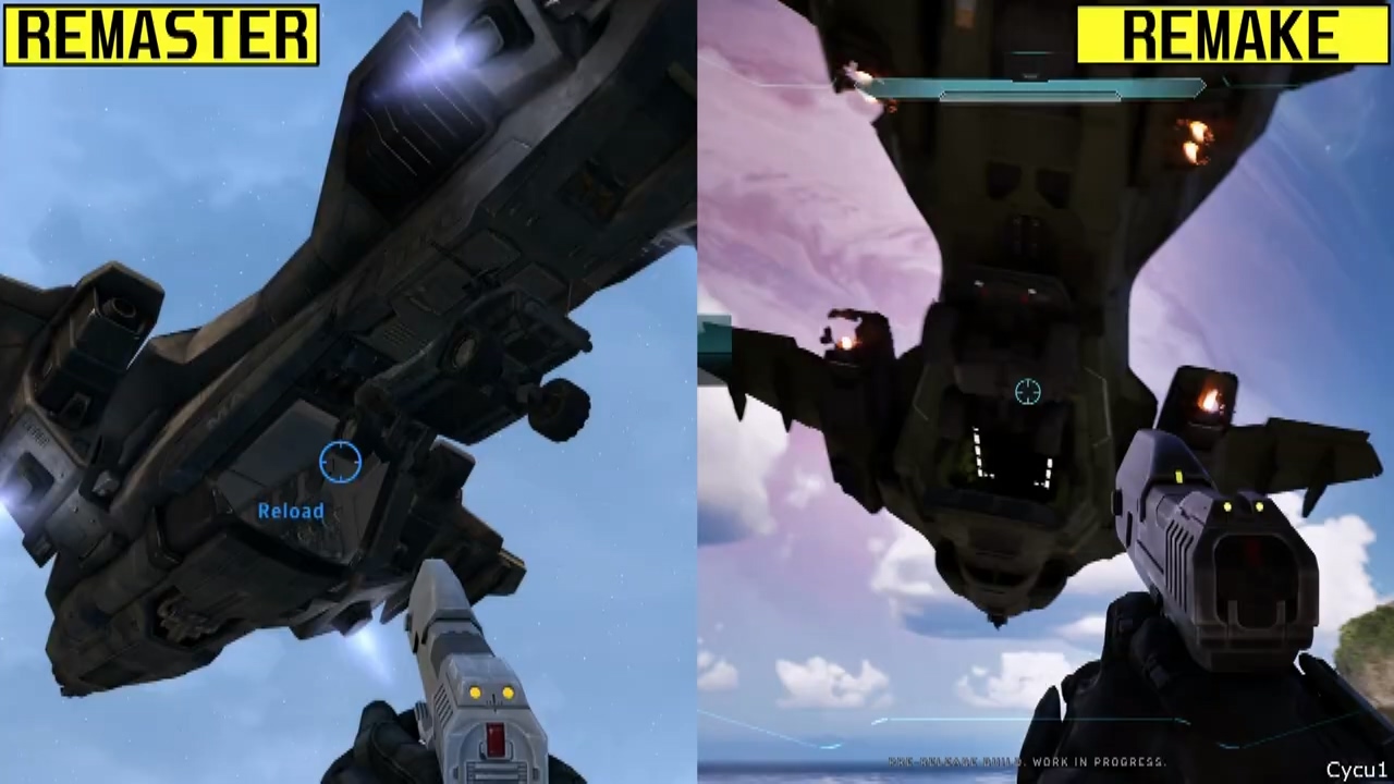 开山之作焕新:《光环:战斗进化》重制版对比视频曝光,虚幻引擎 5 加持_wishdown.com 开山之作焕新:《光环:战斗进化》重制版对比视频曝光,虚幻引擎 5 加持_wishdown.com