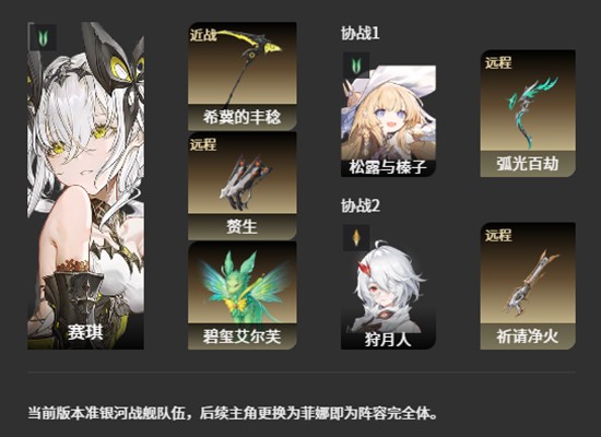 二重螺旋风系阵容怎么搭配