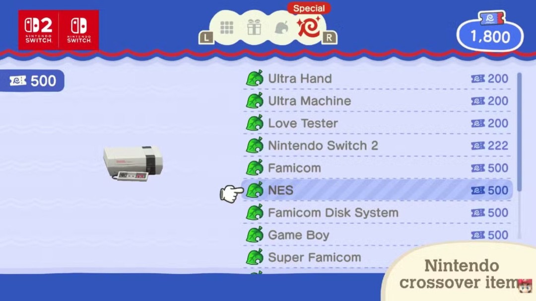 《集合啦!动物森友会》更新新增复古主机功能 并将联动塞尔达、喷射战士与乐高_wishdown.com 《集合啦!动物森友会》更新新增复古主机功能 并将联动塞尔达、喷射战士与乐高_wishdown.com