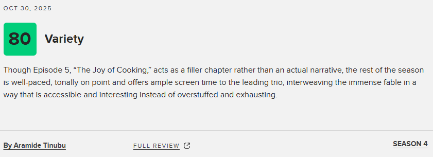 《猎魔人》第四季M站均分60分:剧集基调极度失衡!_wishdown.com 《猎魔人》第四季M站均分60分:剧集基调极度失衡!_wishdown.com