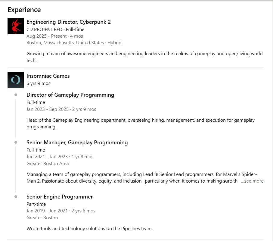 《漫威蜘蛛侠》资深开发者加盟CDPR 开发《赛博朋克2》_wishdown.com 《漫威蜘蛛侠》资深开发者加盟CDPR 开发《赛博朋克2》_wishdown.com