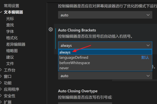 Vscode怎么设置自动插入右括号_wishdown.com Vscode怎么设置自动插入右括号_wishdown.com