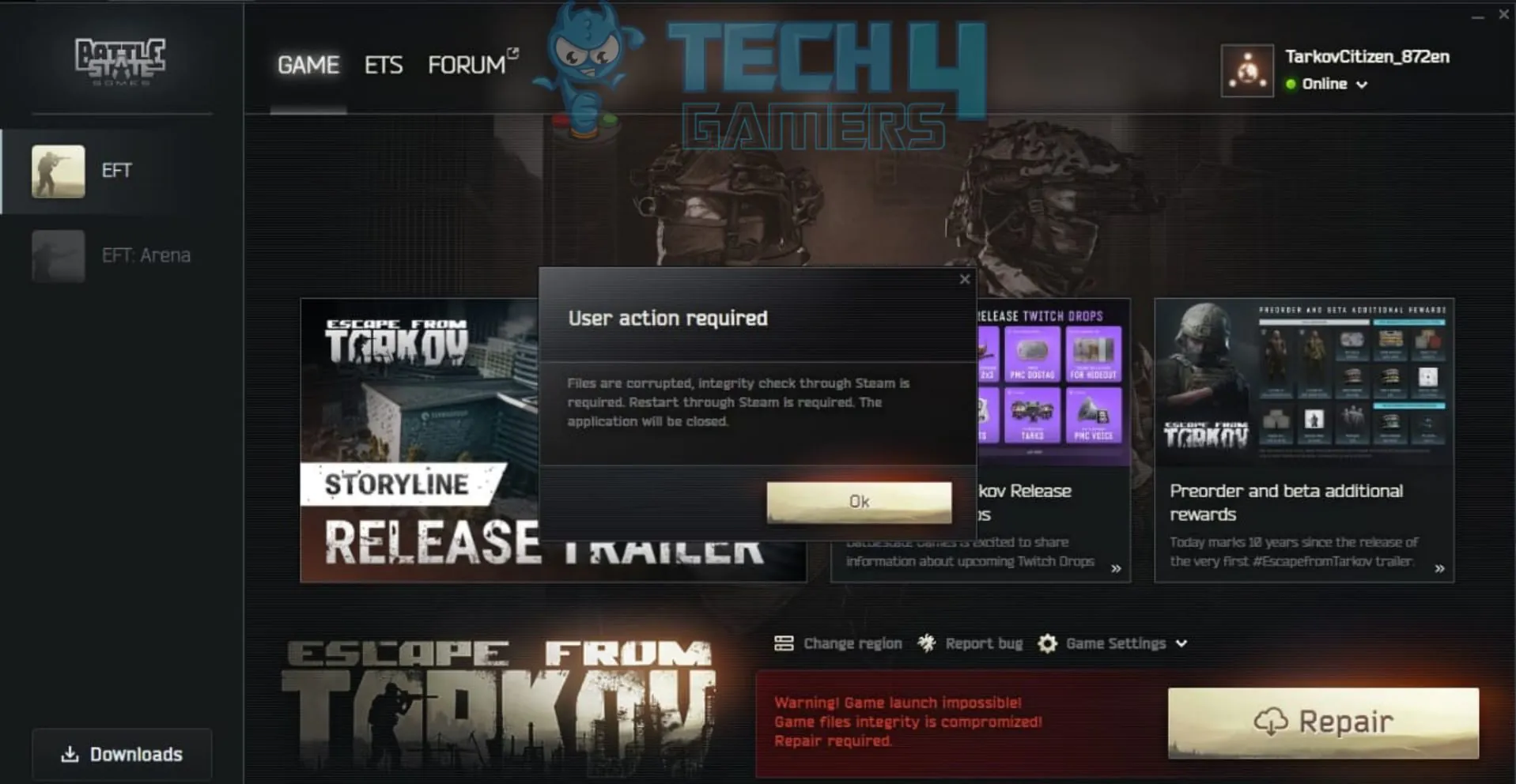 《逃离塔科夫》Steam差评如潮 根本进不去游戏_wishdown.com 《逃离塔科夫》Steam差评如潮 根本进不去游戏_wishdown.com