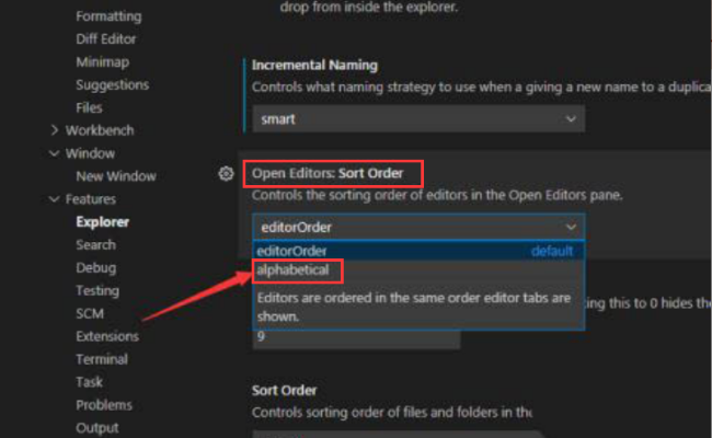 Vscode怎么字母排序_wishdown.com Vscode怎么字母排序_wishdown.com