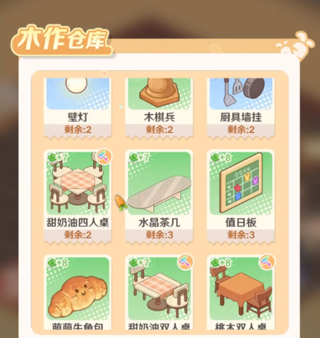 解忧小食光家具合成全攻略_wishdown.com 解忧小食光家具合成全攻略_wishdown.com