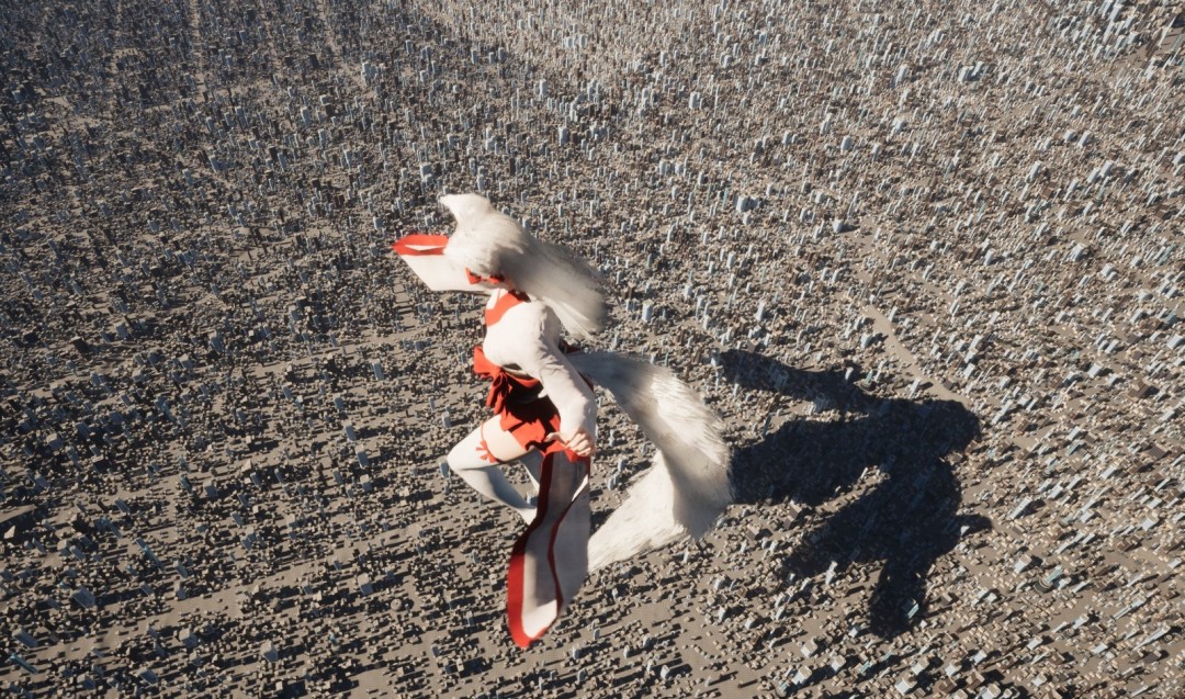 《女巨人游乐场》官方新截图:性感白丝狐妖践踏城市_wishdown.com 《女巨人游乐场》官方新截图:性感白丝狐妖践踏城市_wishdown.com