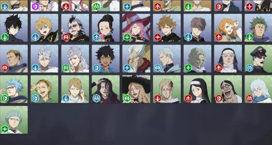 黑色四叶草魔法帝之道SR角色盘点_wishdown.com 黑色四叶草魔法帝之道SR角色盘点_wishdown.com