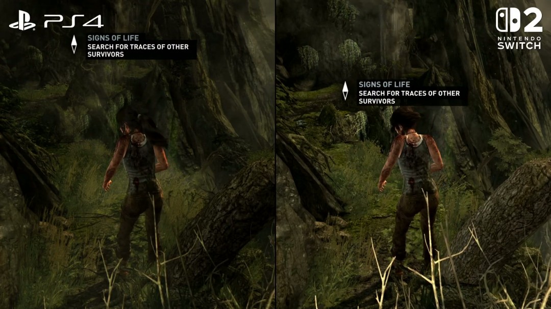 《古墓丽影9》NS2版画面大缩水 甚至不如PS3原版_wishdown.com 《古墓丽影9》NS2版画面大缩水 甚至不如PS3原版_wishdown.com