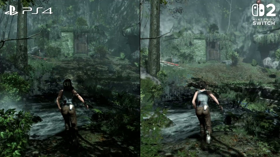 《古墓丽影9》NS2版画面大缩水 甚至不如PS3原版_wishdown.com 《古墓丽影9》NS2版画面大缩水 甚至不如PS3原版_wishdown.com