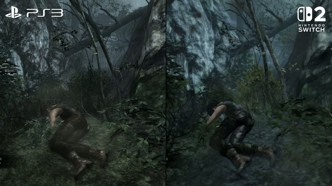 《古墓丽影9》NS2版画面大缩水 甚至不如PS3原版_wishdown.com 《古墓丽影9》NS2版画面大缩水 甚至不如PS3原版_wishdown.com