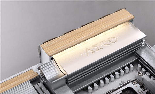 技嘉X870E AERO X3D WOOD主板用上木头、皮革:精美如艺术品_wishdown.com 技嘉X870E AERO X3D WOOD主板用上木头、皮革:精美如艺术品_wishdown.com