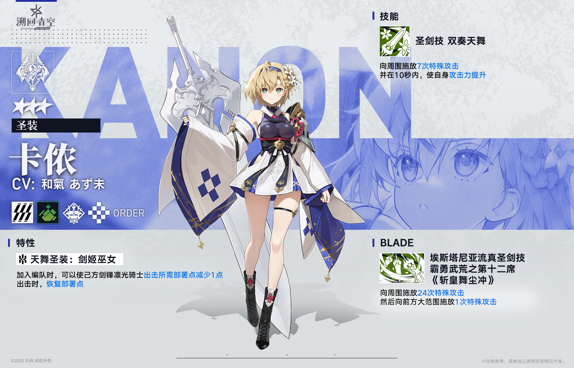 骑士介绍&性能解析-卡侬《圣装》_wishdown.com 骑士介绍&性能解析-卡侬《圣装》_wishdown.com