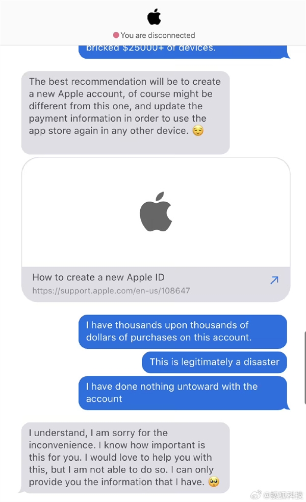 30年果粉兑换礼品卡后被封号:用了25年的Apple ID被永久停用_wishdown.com 30年果粉兑换礼品卡后被封号:用了25年的Apple ID被永久停用_wishdown.com