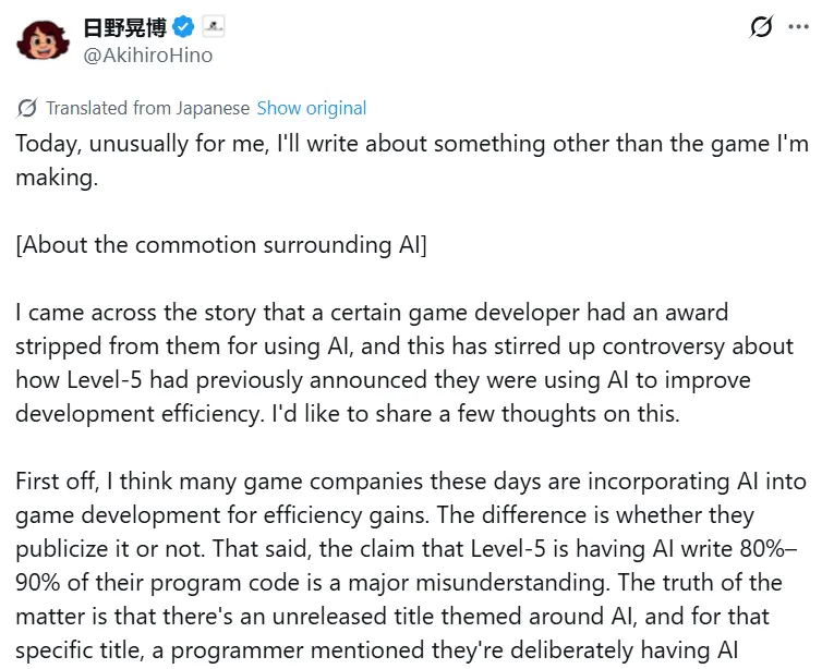 3A大作只需两年!《幻想生活i》制作人盛赞AI功能_wishdown.com 3A大作只需两年!《幻想生活i》制作人盛赞AI功能_wishdown.com