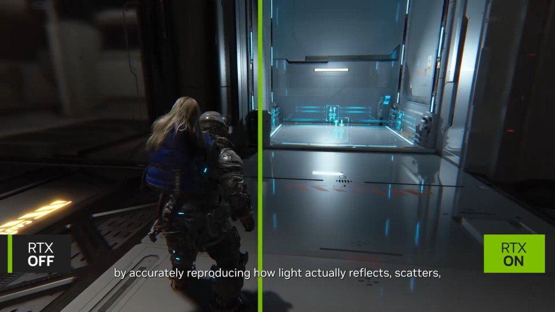 ���տա�ʶ�ʴ��ڡ�ȫ��ʵ����·��׷����DLSS��ʾ