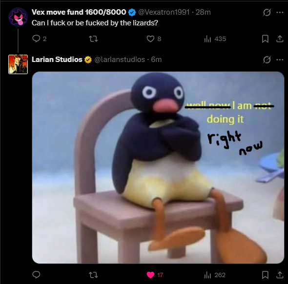 新《神界》能否和蜥蜴人发生性关系?拉瑞安:正在做_wishdown.com 新《神界》能否和蜥蜴人发生性关系?拉瑞安:正在做_wishdown.com