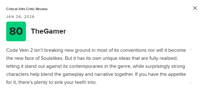 《噬血代码2》MC均分73分:瑕疵太多 优化很差!_wishdown.com 《噬血代码2》MC均分73分:瑕疵太多 优化很差!_wishdown.com