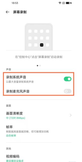 opporeno5pro录屏声音在哪设置 opporeno5pro开启录屏声音教程_wishdown.com opporeno5pro录屏声音在哪设置 opporeno5pro开启录屏声音教程_wishdown.com