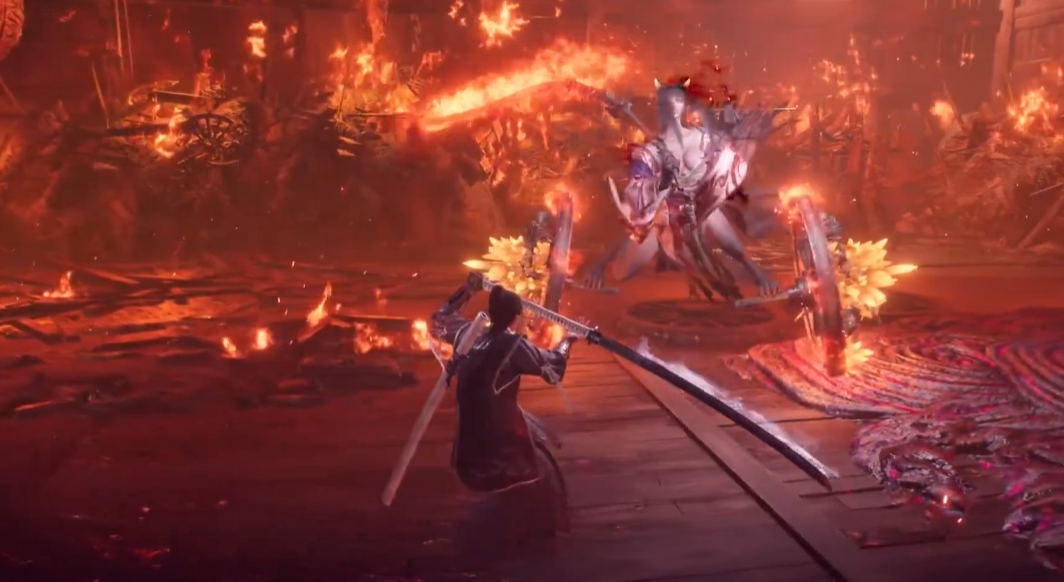 大雷藏不住!《仁王3》新实机 性感猫妖Boss战斗演示_wishdown.com 大雷藏不住!《仁王3》新实机 性感猫妖Boss战斗演示_wishdown.com