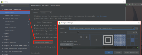 PyCharm如何自定义背景图片?PyCharm自定义背景图片的方法_wishdown.com PyCharm如何自定义背景图片?PyCharm自定义背景图片的方法_wishdown.com