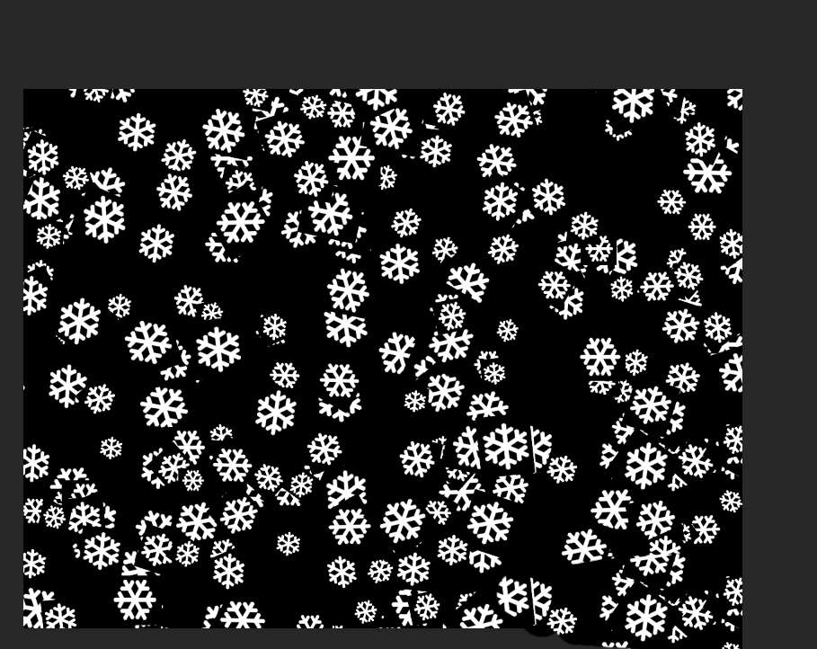 ps怎么制作雪花填充效果?ps制作雪花填充效果方法_wishdown.com ps怎么制作雪花填充效果?ps制作雪花填充效果方法_wishdown.com