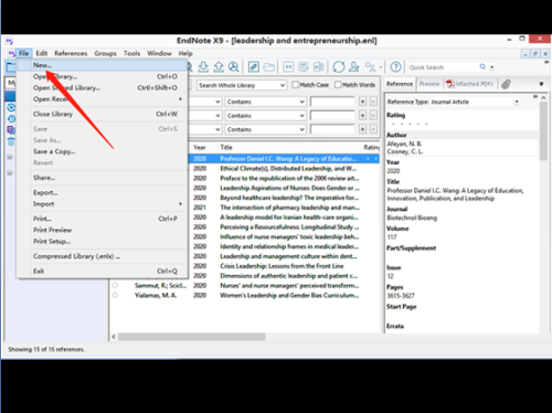 Endnote怎么创建数据库?Endnote创建数据库教程_wishdown.com Endnote怎么创建数据库?Endnote创建数据库教程_wishdown.com