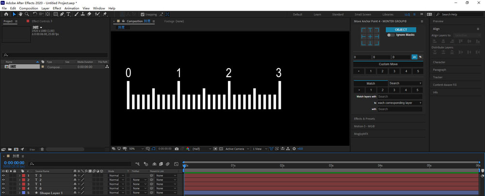 AE怎么绘制刻度尺?AE绘制刻度尺详细方法_wishdown.com AE怎么绘制刻度尺?AE绘制刻度尺详细方法_wishdown.com