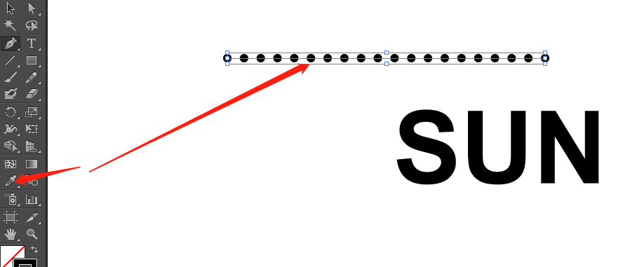 ai怎么设计点连线字体?ai设计点连线字体方法教程_wishdown.com ai怎么设计点连线字体?ai设计点连线字体方法教程_wishdown.com
