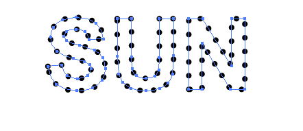 ai怎么设计点连线字体?ai设计点连线字体方法教程_wishdown.com ai怎么设计点连线字体?ai设计点连线字体方法教程_wishdown.com