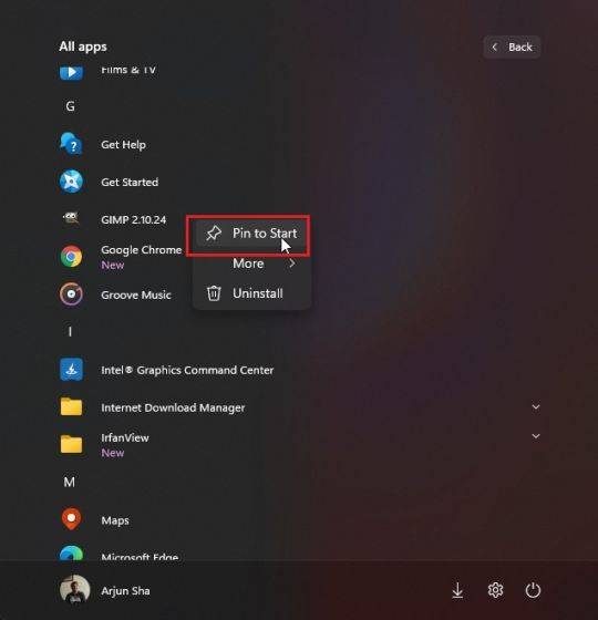 Win11怎么自定义开始菜单?Win11自定义开始菜单教程_wishdown.com Win11怎么自定义开始菜单?Win11自定义开始菜单教程_wishdown.com