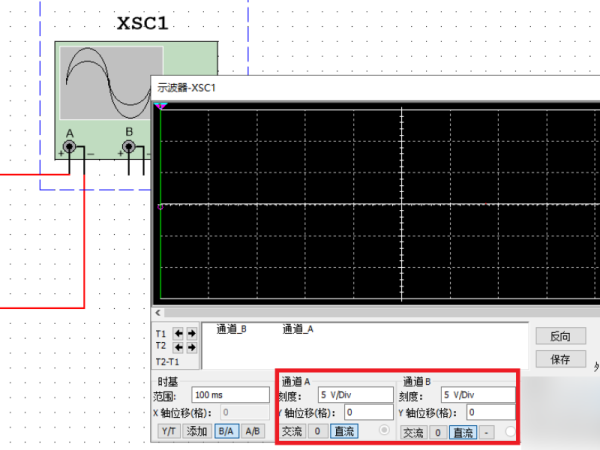 multisim10.0如何分析示波器波形?multisim示波器显示波形怎么看幅值_wishdown.com multisim10.0如何分析示波器波形?multisim示波器显示波形怎么看幅值_wishdown.com