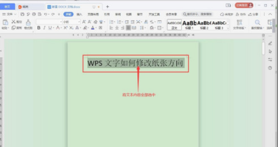 WPS文字方向如何修改 WPS文字方向修改方法_wishdown.com WPS文字方向如何修改 WPS文字方向修改方法_wishdown.com