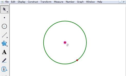 几何画板绘制圆的内接三角形的详细步骤_wishdown.com 几何画板绘制圆的内接三角形的详细步骤_wishdown.com