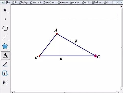 几何画板为图加上字母的详细方法_wishdown.com 几何画板为图加上字母的详细方法_wishdown.com
