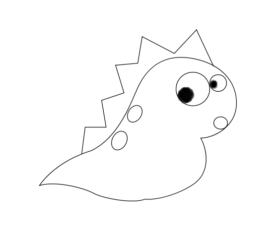 Photoshop画出恐龙的简单方法_wishdown.com Photoshop画出恐龙的简单方法_wishdown.com