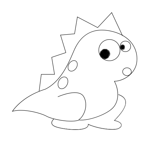 Photoshop画出恐龙的简单方法_wishdown.com Photoshop画出恐龙的简单方法_wishdown.com