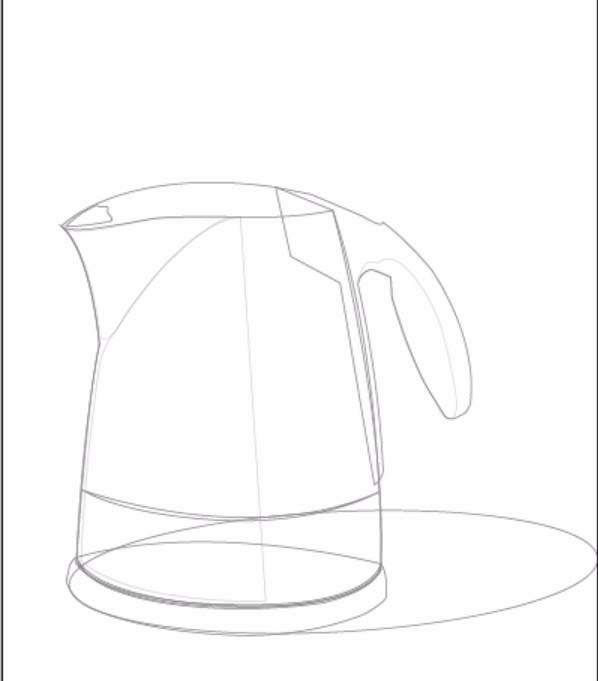 ai画出卡通电热水壶的操作方法_wishdown.com ai画出卡通电热水壶的操作方法_wishdown.com