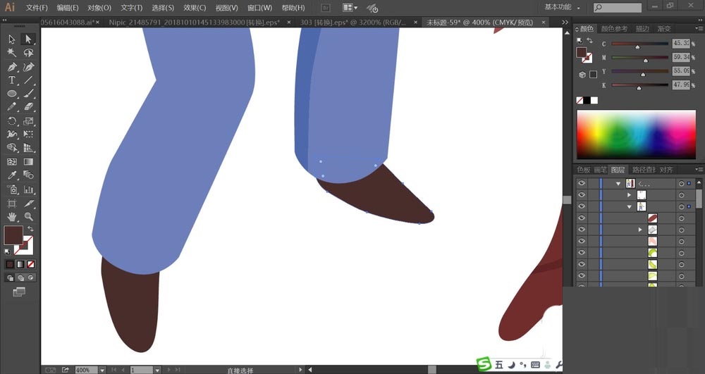 ai手绘伐木工人卡通形象的详细方法_wishdown.com ai手绘伐木工人卡通形象的详细方法_wishdown.com
