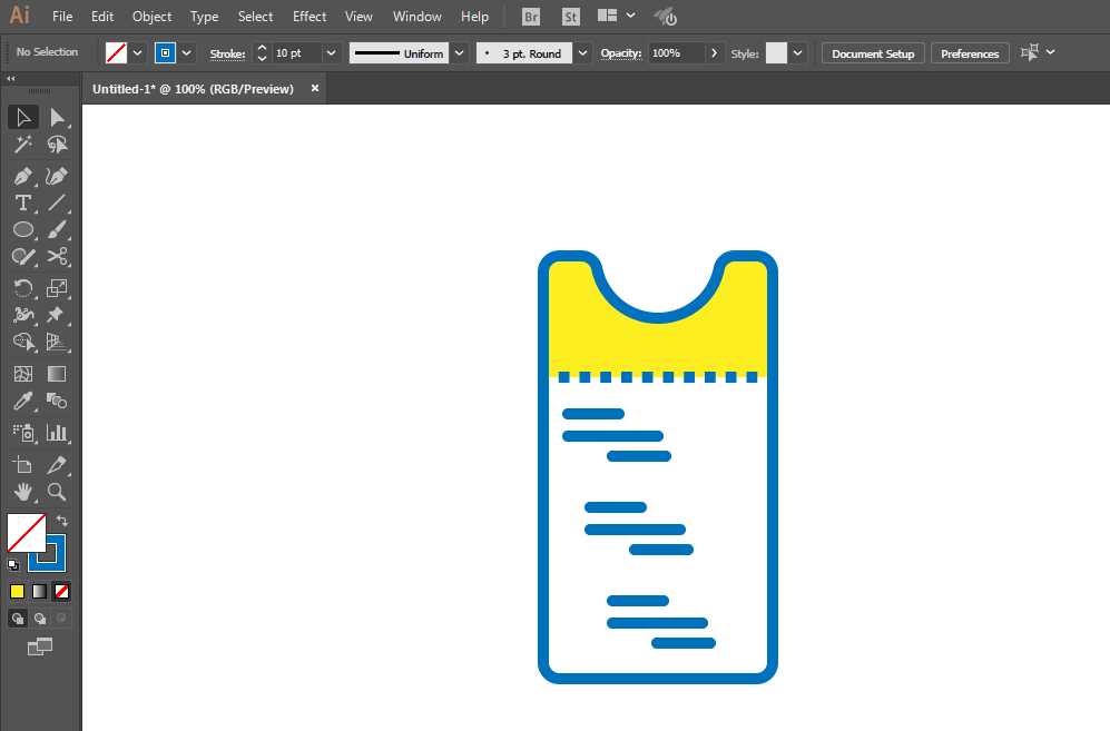 ai绘制电影票类票据图标的操作方法_wishdown.com ai绘制电影票类票据图标的操作方法_wishdown.com