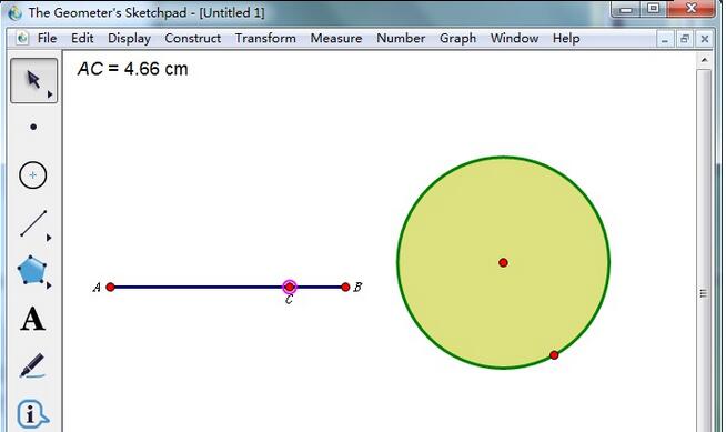 几何画板控制颜色变化的操作方法_wishdown.com 几何画板控制颜色变化的操作方法_wishdown.com
