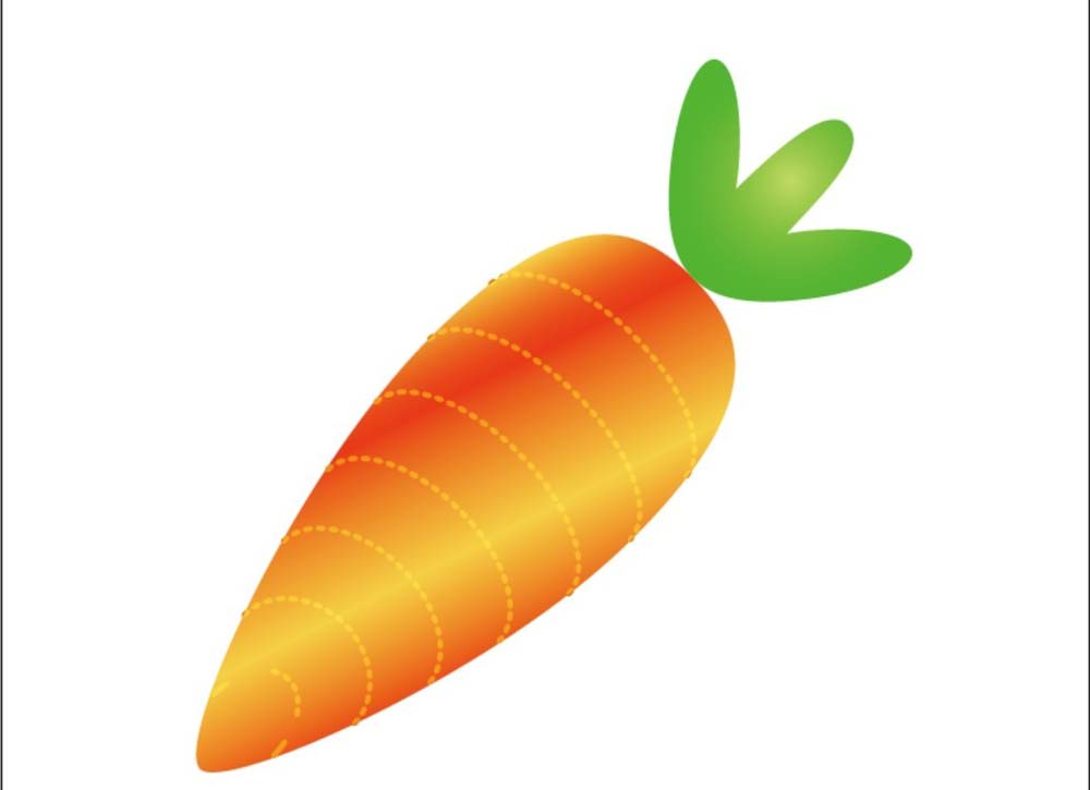 ai制作胡萝卜图片的操作过方法_wishdown.com ai制作胡萝卜图片的操作过方法_wishdown.com