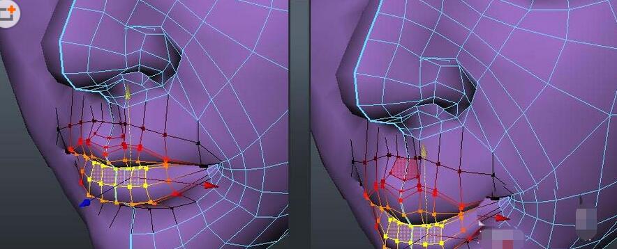 maya选择嘴唇的方法讲解_wishdown.com maya选择嘴唇的方法讲解_wishdown.com