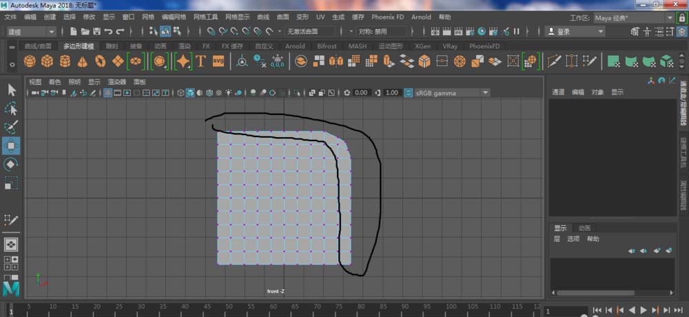 maya软件提取多边形曲线的方法步骤_wishdown.com maya软件提取多边形曲线的方法步骤_wishdown.com