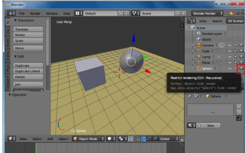 Blender让物体不渲染的详细步骤介绍_wishdown.com Blender让物体不渲染的详细步骤介绍_wishdown.com