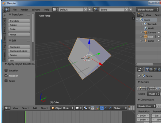 Blender旋转模型的详细流程介绍_wishdown.com Blender旋转模型的详细流程介绍_wishdown.com