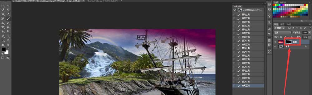 photoshop cs6给海盗船合成黄昏特效的图文操作步骤_wishdown.com photoshop cs6给海盗船合成黄昏特效的图文操作步骤_wishdown.com
