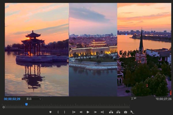 premiere制作三分屏效果的简单操作步骤_wishdown.com premiere制作三分屏效果的简单操作步骤_wishdown.com