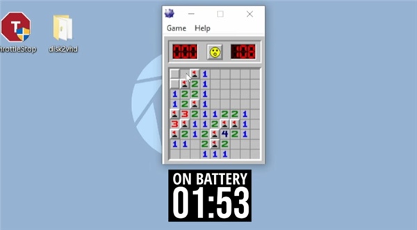 发烧友用56节5号电池运行台式机电脑:实测玩扫雷续航不到5分钟_wishdown.com 发烧友用56节5号电池运行台式机电脑:实测玩扫雷续航不到5分钟_wishdown.com