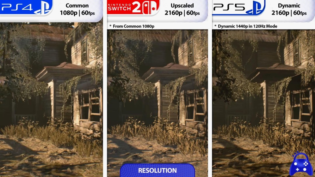 《生化危机7》NS2版与PS4/PS5版画质对比 看差别!_wishdown.com 《生化危机7》NS2版与PS4/PS5版画质对比 看差别!_wishdown.com